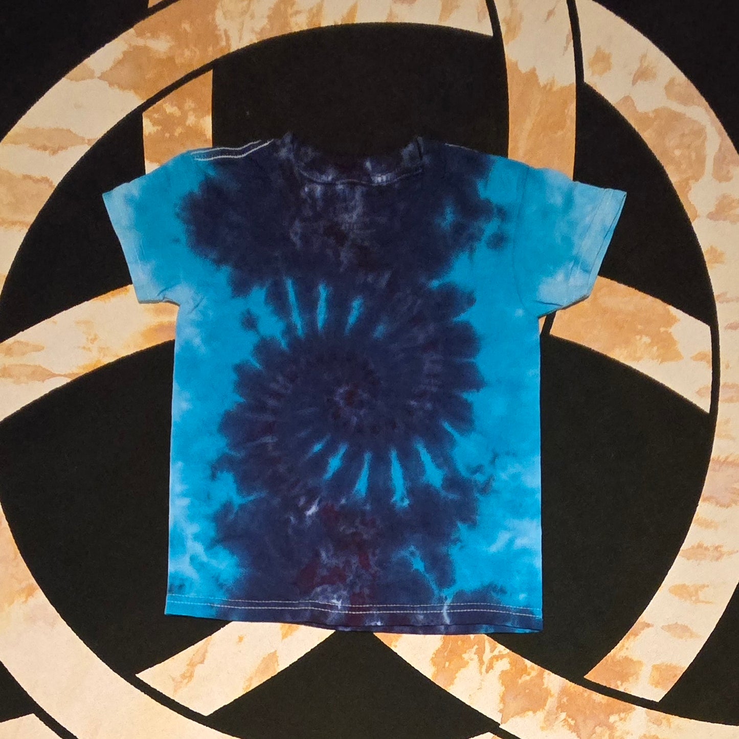 T Purple and Blue Spiral Crumble 105