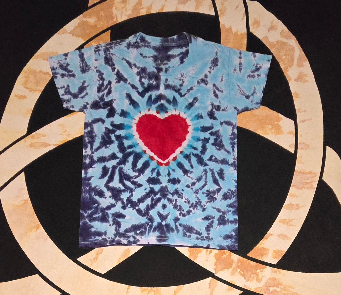 Heart with Blue Crumble #107