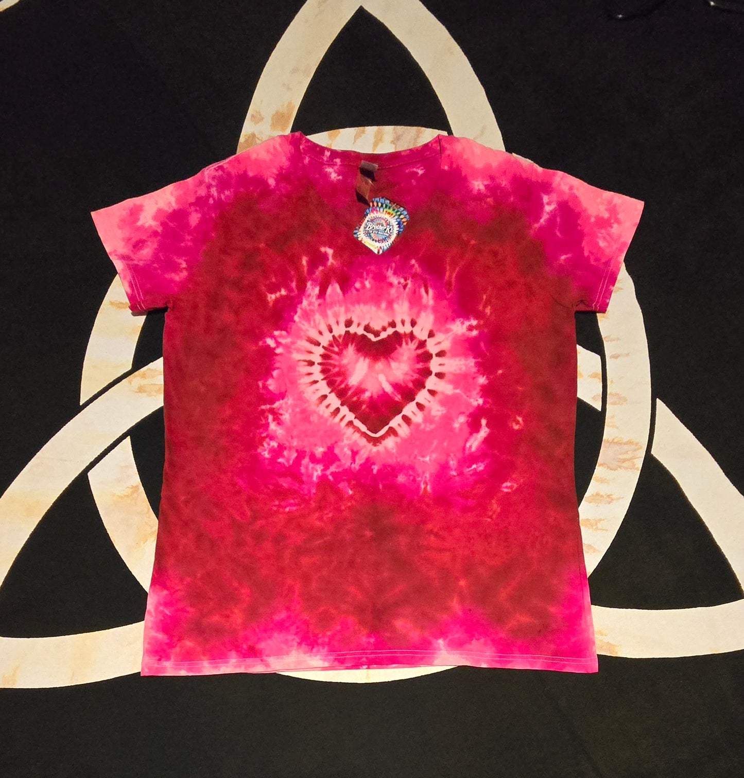 Woman's V neck Heart #114