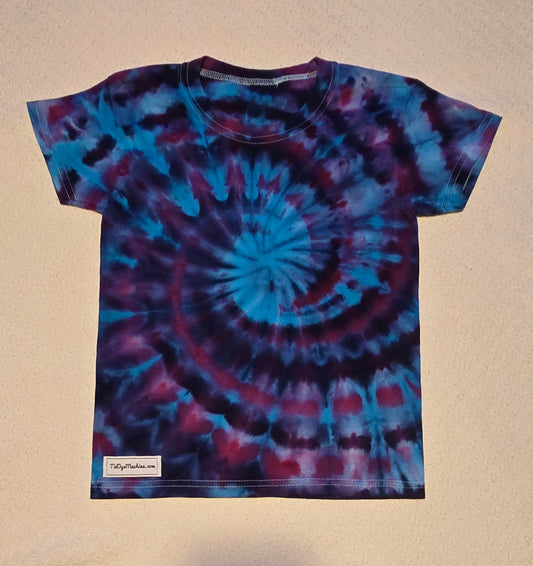 Purple, Pink and Blue Spiral #137
