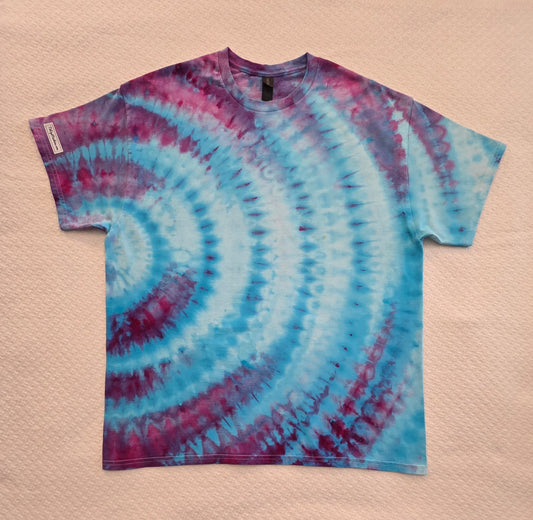 Purple and Blue Ice Dye Ripple #131