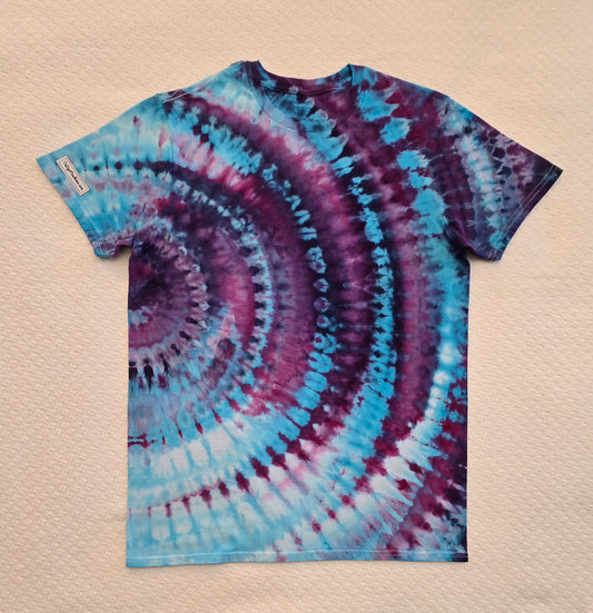 Purple and Blue Ice Dye Ripple #134